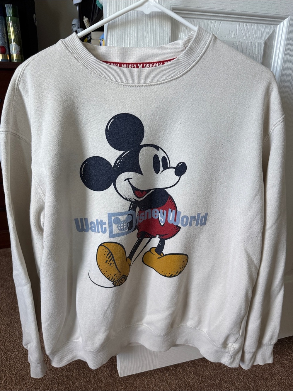 Disney Mickey Mouse Cream Graphic Sweatshirt